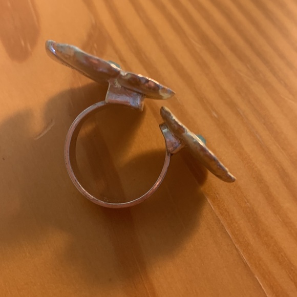 Pilgrim silver ring with blue detailing - Picture 3 of 3